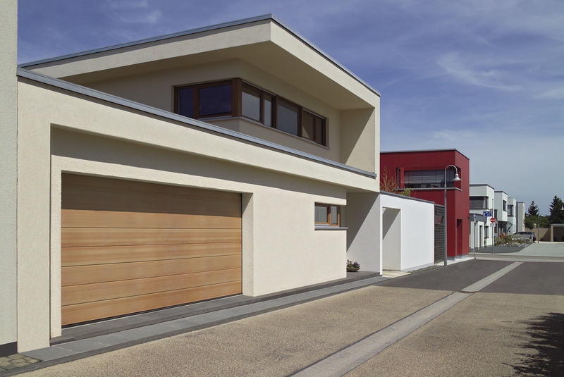 Sectional garage doors